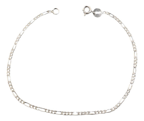 Pulsera Cadena Plata 925 Figaro 3x1