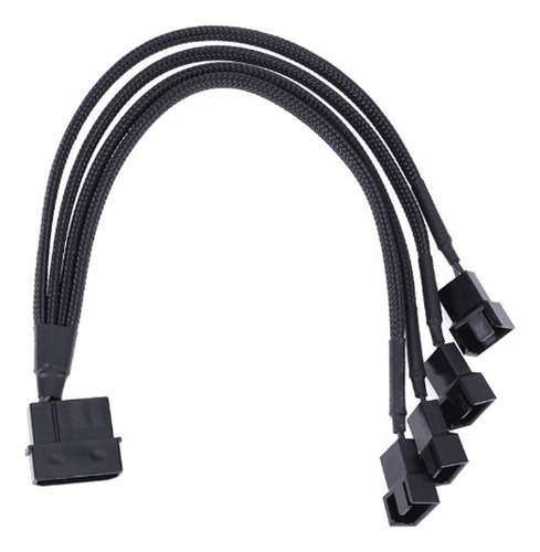 Cable Molex A 4 Pin - Molex A 3 Pin - Conecta 4 Ventiladores