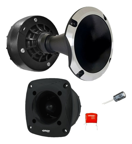 Super Twitter Driver Orion + Corneta Kit Completo 240w + Cap