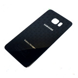 Tapa Trasera Negro Azulado Para Galaxy S6 Edge Plus G928