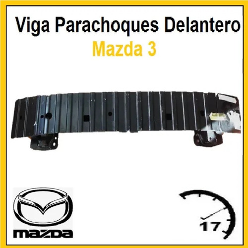 Viga De Impacto Parachoques Delantero Mazda 3 2005 Al 2009 Foto 3