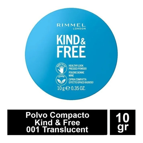 Rimmel Kind & Free Polvo Compacto Apto Vegano