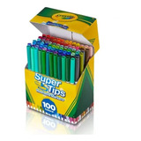 Crayola Marcadores Lavables 100 Colores Super Tips