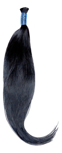 Cabelo Humano 100% Natural 55cm Castanho Escuro 100g Indiano