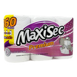 Rollo De Cocina Maxisec Premium 360 Paños 3 Rollos