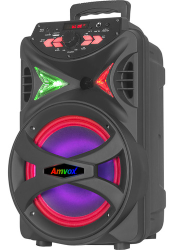 Caixa De Som Amvox 250w Rms Bluetooth Aca 255 Hit Bivolt