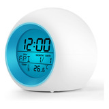 Despertador Infantil - Relógio Digital Wake Up Light Com 7 C