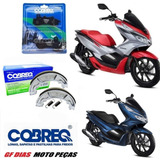 Kit Lona+pastilha De Freio Honda Pcx 150 2013 A 2018 S/abs 