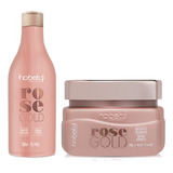 Kit Hobety Rose Gold Shampoo E Máscara De Tratamento 300g