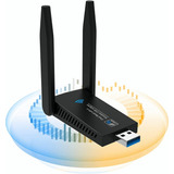 Adaptador Wifi Usb 3.0 De Banda Dual Para Pc 1300mbps 5ghz