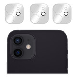 3 Pack Vidrios Protectores Camara Para iPhone 12 Nuglas 9h