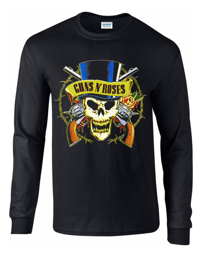 Playera Guns And Roses, Peso Completo 100% Algodón 05 Ml