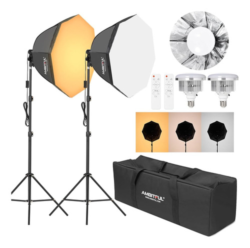 Kit De Iluminación De Fotografía De Caja De Luz, Kit De Ilum