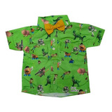 Camisa Toy Story Infantil Festa Buzz Xerife Woody