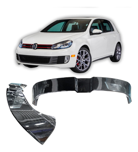 Spoiler Golf Gti 2011 - 2013 Fibra De Carbono Tipo M 