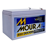 Bateria Moura 12v 12ah Estacionária Para Moto Elétrica Ups