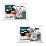 Kit Com 2 Travesseiros De Natural Látex Extra Alto