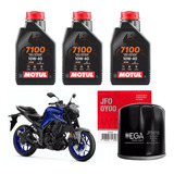 Kit Service Yamaha Mt 03 07 09 R3 Filtro + Aceite 7100 Sia+