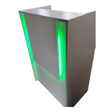 Mostrador Moderno Para Comercio 110x70x44 Luz Rgb, Cajon 