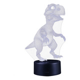 Lámpara De Noche Para Niños Con Diseño De Dinosaurios G 3d,