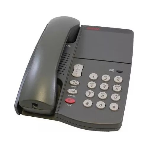 Telefono Analogico Avaya Modelo 6211 Color Gris Nuevo