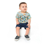 Kit 3 Camiseta Bebê Menino Roupa De Menino Infantil Tamp/m/g