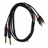 Cable Estéreo Rca  Plug 1.5mt Rean Nra0090015