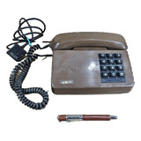 Telefone Antigo Mesa Anos 80 Cor Original Rara Não Funciona
