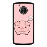 Funda Protector Para Motorola Cerdito Cerdo Puerquito 