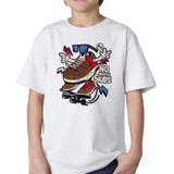 Remera De Niño No Brakes Skate Zapatilla Con Gafas