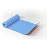 Tapete Yoga Mat Pilates De Eva Fomi (150x56 Cm) Espesor 6 Mm Color Azul Cielo