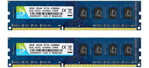 Kit Duomeiqi De 16 Gb (2 X 8 Gb) Ram Ddr3 1600 Mhz Cl11 Udim