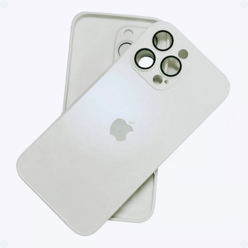 Capa Capinha Para iPhone Logo Com Luxo Vidro Premium Case