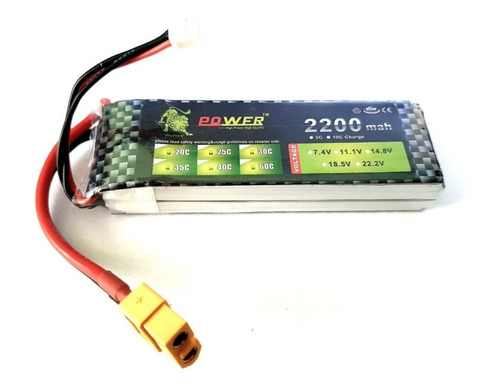  7.4v 2200mah Batería Lipo