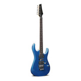Guitarra Eléctrica Deviser L-g5 Azul, Floyd Rose, C/funda