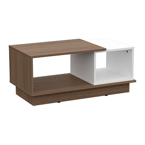 Mesa Ratona Moderna De Centro Living Minimalista Melamina