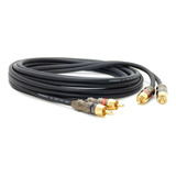  Cable Audio Rca A Rca Profesional Sin Ruido X 15cm Hamc