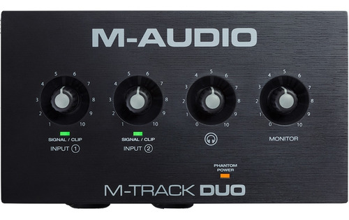 M-audio M-track Duo Interfaz / Placa De Audio De 2 Canales