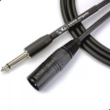 Cabo Santo Angelo - P10 Mono/xlr Macho - Ninja Nm - 3 Metros Cor Preto