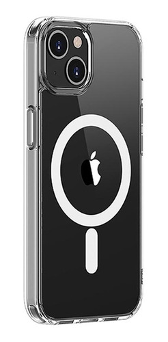 Funda Protector Transparente Anillo Magnetico Para iPhone 13