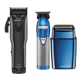 Combo Maquina Corte Babyliss Fx Lo Pro + Collection Azul Nfe