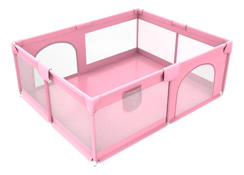 Corral De Seguridad Bebe 180 Cm Rectangular Rosado