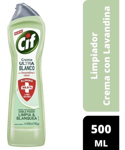 Limpiador  Ultra Blanco 750 Gr Cif Limpiadores 