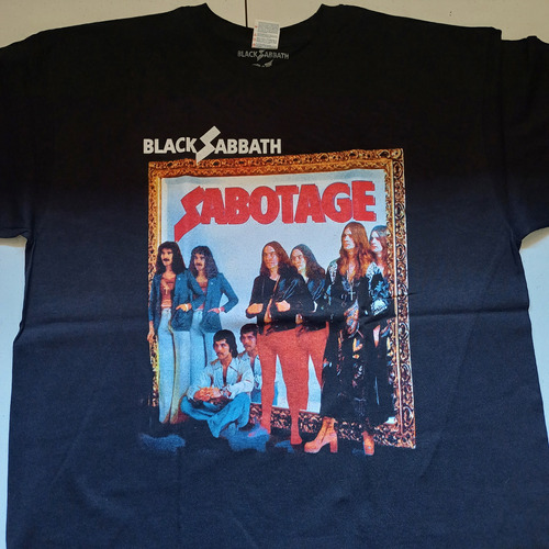 Black Sabbath Sabotage Playera Hard Rock Led Zeppelin Dio