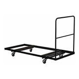 Muebles De Flash Negro Mesa Plegable Dolly Para 30''w X Tabl