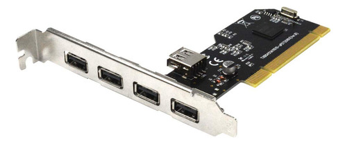 Godshark Tarjeta Pci Usb 2.0 Interna, 5 Puertos (4 Externos 