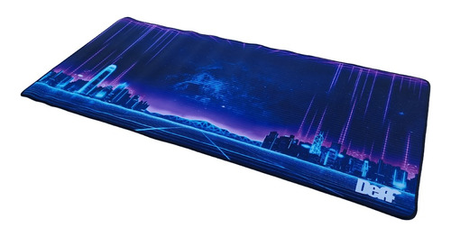 Mouse Pad Gamer Tron Ciudad Morado 90x40 Xl Mousepad Pg