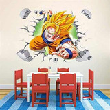 Dragón Ball Z Goku Ssj En Vinil Decorativo Para Pared O Cris