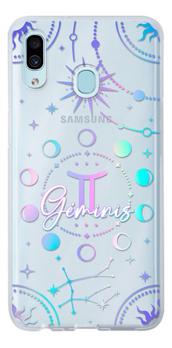 Funda Para Galaxy Uso Rudo Para Mujer Signo Zodiaco Géminis