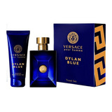 Perfume Dylan Blue Pour Homme Versace Edt 100 Ml + Sg 100ml